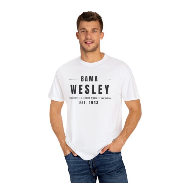Bama Wesley Unisex T-Shirt Black Font - Image 4
